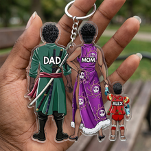Load image into Gallery viewer, Celebrate Family Bonds: Ocean Crew Family Keychain - Personalized Gift for Loved Ones Keychains PopCulturePrints

