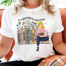Load image into Gallery viewer, Personalized Book Lovers Shirt | It&#39;s A Good Day To Read A Book Shirts PopCulturePrints

