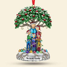 Load image into Gallery viewer, Celebrate Your Family&#39;s Love - Personalized Family Tree Ornament Ornament PopCulturePrints
