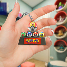 Load image into Gallery viewer, Gotta Love &#39;Em All - Personalized Keychain for Dads and Grandpas Keychains PopCulturePrints
