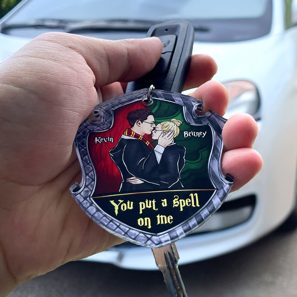 Personalized Harry Potter Couple Keychain - You Put a Spell on Me