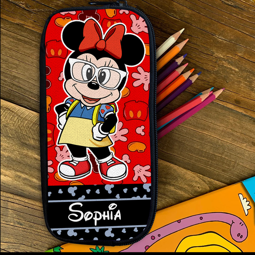Personalized Cartoon Pencil Case for Kids - Back to School Gift Pencil Case PopCulturePrints