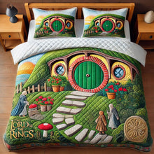 Load image into Gallery viewer, Personalized Lord of the Rings Quilt Bedding Set for Movie Fans Blanket PopCulturePrints
