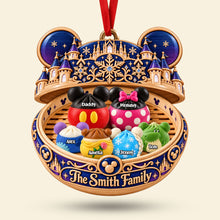 Load image into Gallery viewer, “Celebrate Family Togetherness” - Dumpling Family Ornament - Personalized Christmas Gift for Family
