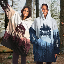 Load image into Gallery viewer, Personalized Off-Road Lover&#39;s Christmas Oversized Hoodie
