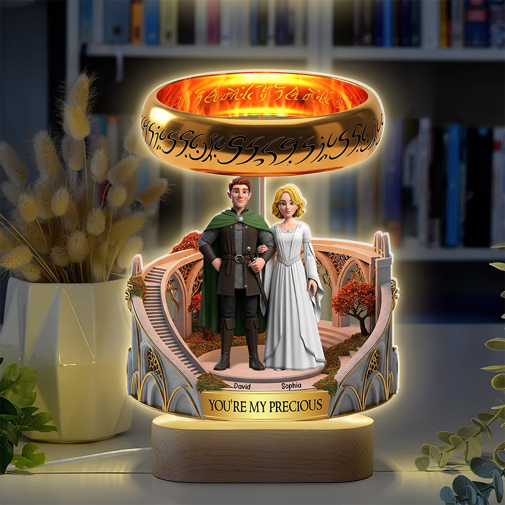 You're My Precious Adventure Couple LED Light - Personalized Gifts for Couples Led Night Light PopCulturePrints