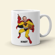 Load image into Gallery viewer, Super Dad Personalized Beer Lover Coffee Mug Coffee Mug PopCulturePrints
