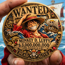 Load image into Gallery viewer, "Unleash Your Inner Pirate with Roronoa Zoro!" - Personalized Adventures Characters Printed Metal Coin - Gift for Anime Lovers, Collectors, and Special Occasions Coin PopCulturePrints

