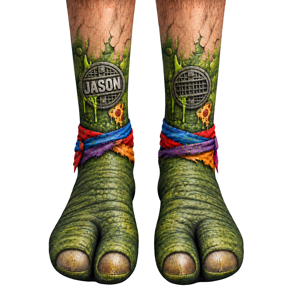 “Unleash Your Inner Legend!” - Unique Personalized Warrior Socks - Custom Gifts for Fans and Friends
