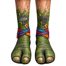 Load image into Gallery viewer, “Unleash Your Inner Legend!” - Unique Personalized Warrior Socks - Custom Gifts for Fans and Friends
