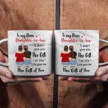 Load image into Gallery viewer, To my Dear Daughter-in-law - I Didn't Gift You The Gift - Personalized Marble Mug Marble Mug PopCulturePrints
