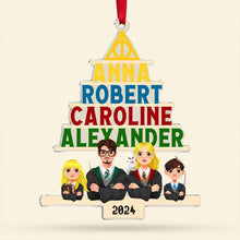 Load image into Gallery viewer, Personalized Harry Potter Family Name Acrylic Ornament
