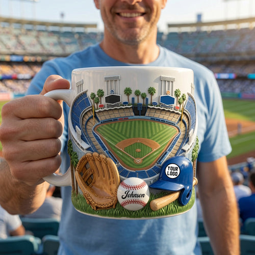 “Sip Your Game Day Spirit!” - Personalized Stadium Coffee Mug for Sport Lovers Coffee Mug PopCulturePrints