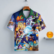 Load image into Gallery viewer, Unleash Your Inner Hero with Our Legendary Fight Hawaiian Shirt - Personalized Gift for Dragon Ball Fans Hawaiian Shirts PopCulturePrints
