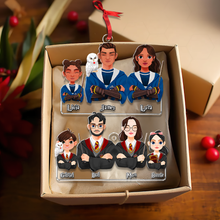 Load image into Gallery viewer, Custom Wizard Christmas Ornaments for Couples
