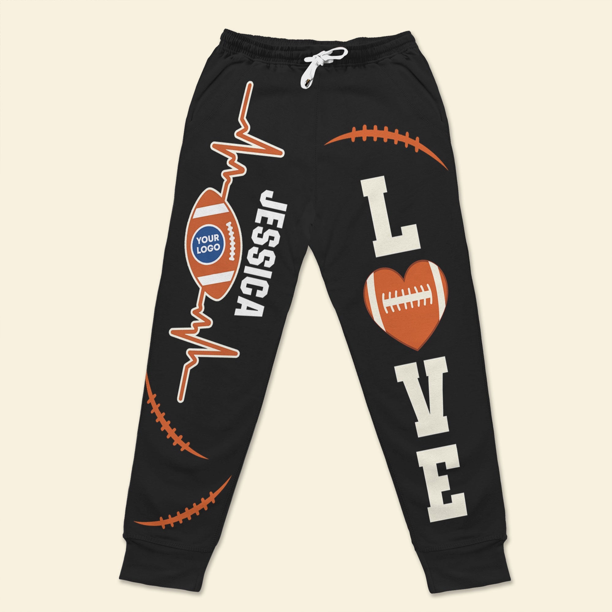 Personalized Football Lover Sweatpants