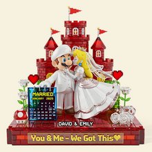 Load image into Gallery viewer, You &amp; Me - We Got This: Personalized Couple Acrylic Plaque Shaped Plaques PopCulturePrints
