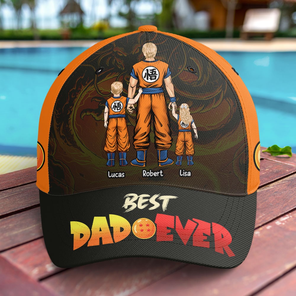 Custom Anime-Inspired Cap for Dad - Best Dad Ever