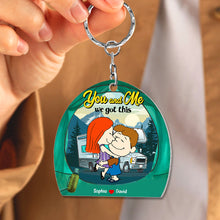 Load image into Gallery viewer, Customizable Couple Keychain - You and Me We Got This Keychains PopCulturePrints
