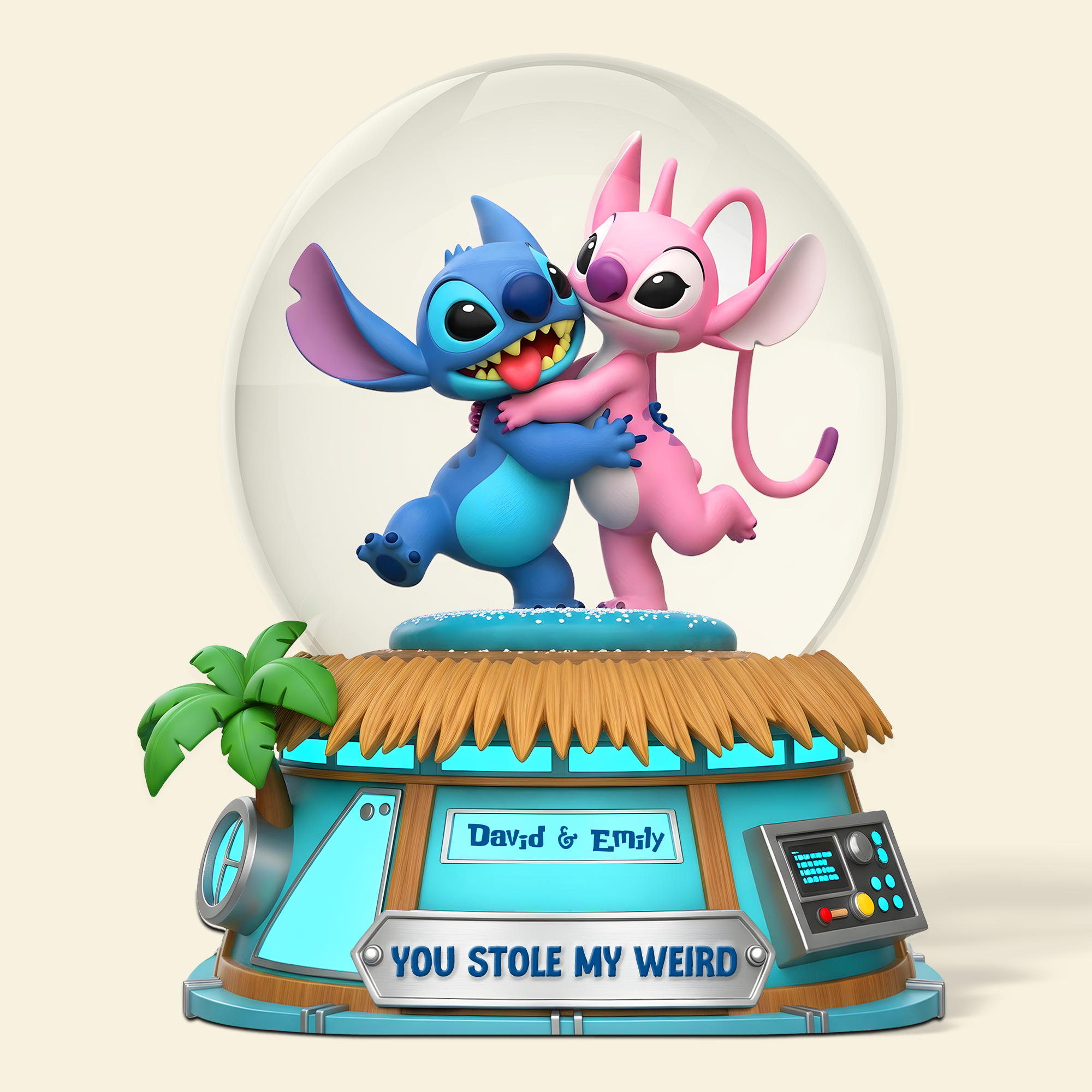 "You Stole My Weird" - Personalized Couple Acrylic Plaque - Unique Gift for Couples, Friends, and Loved Ones Shaped Plaques PopCulturePrints