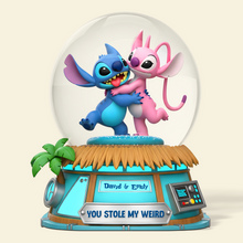 Load image into Gallery viewer, &quot;You Stole My Weird&quot; - Personalized Couple Acrylic Plaque - Unique Gift for Couples, Friends, and Loved Ones Shaped Plaques PopCulturePrints
