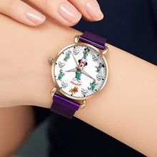 Load image into Gallery viewer, Nurse in Style: Personalized Cartoon Character Mesh Strap Quartz Watch - Custom Gift for Nurses, Healthcare Workers, and Loved Ones Quartz Watch PopCulturePrints

