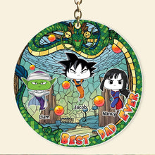 Load image into Gallery viewer, Personalized Dragon Culture Dad Keychain for Father&#39;s Day Keychains PopCulturePrints
