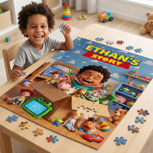 Load image into Gallery viewer, Create Joy with Custom Cartoon Jigsaw Puzzle - Perfect Photo Gift for Kids

