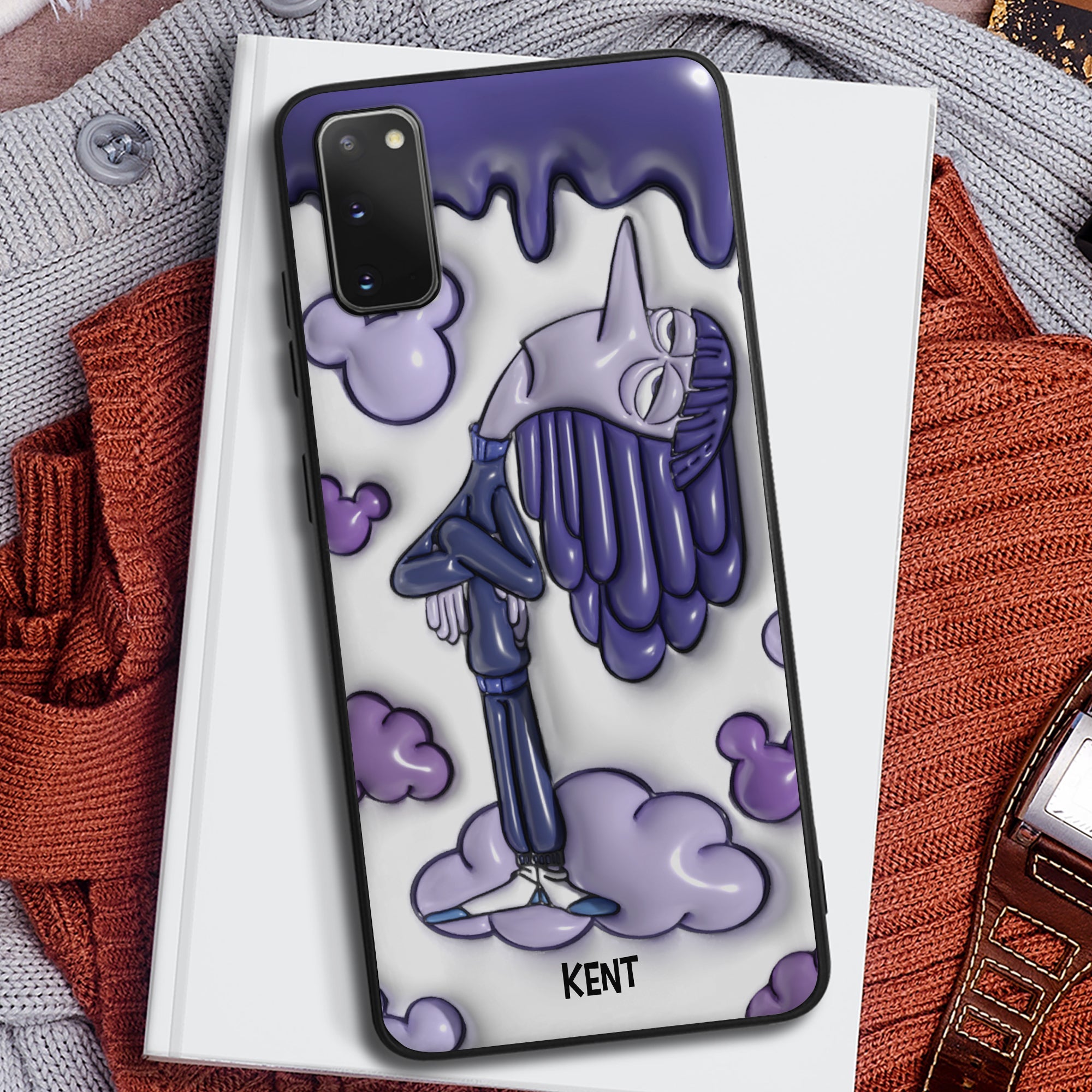 Personalized Crazy Cartoon Lover Phone Case for Enthusiasts