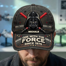 Load image into Gallery viewer, One with the Force - Vintage Space Adventure Classic Cap - Personalized Gift
