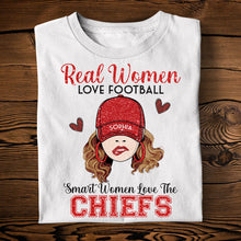 Load image into Gallery viewer, Personalized Sweatshirt for Smart American Football Fans - Chiefs Love
