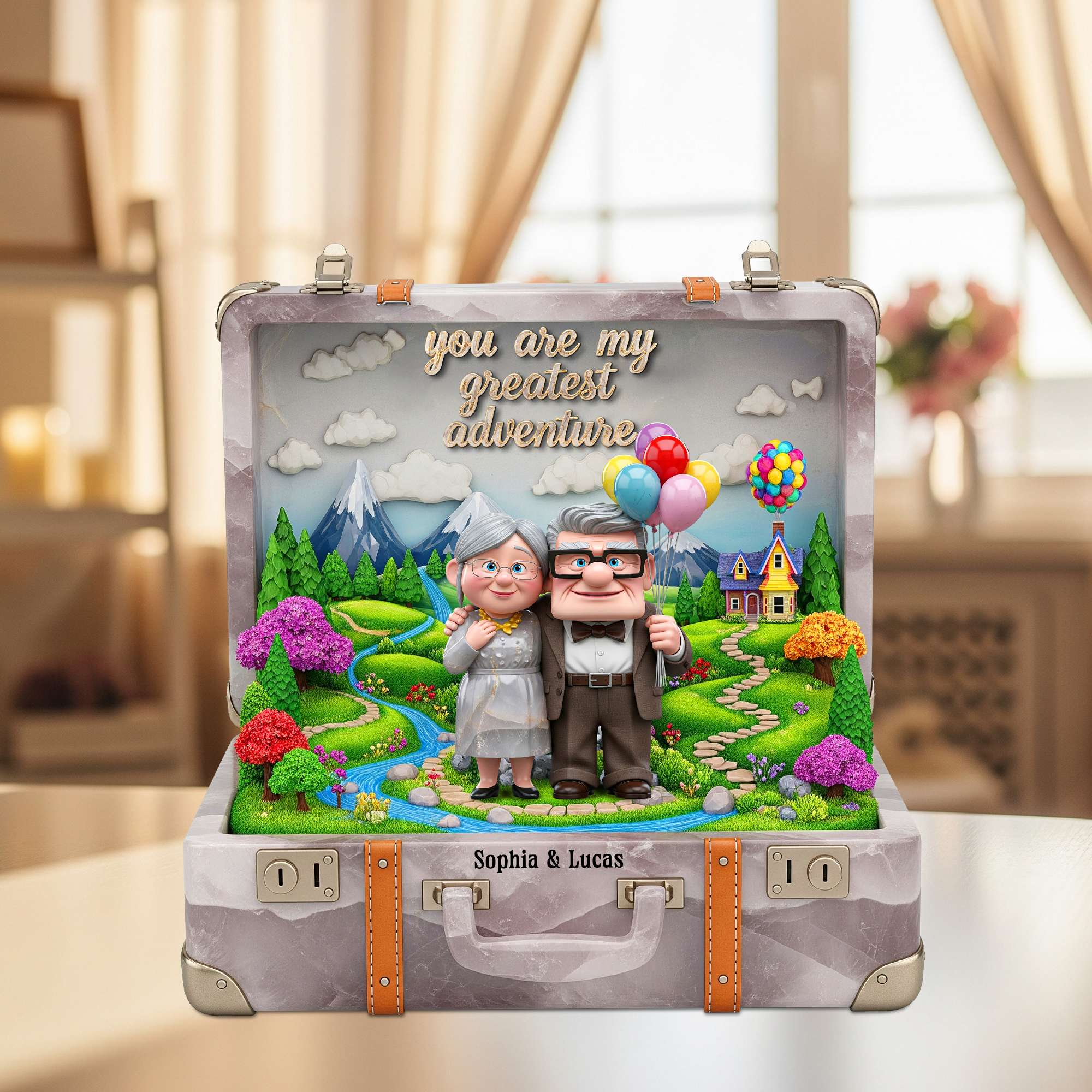 You Are My Greatest Adventure - Forever Couple Acrylic Plaque - Personalized Gift for Couples, Anniversaries, and Weddings Shaped Plaques PopCulturePrints