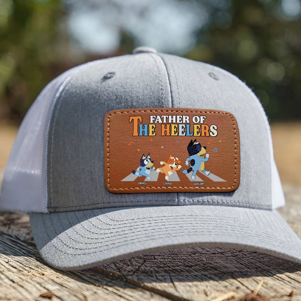 Personalized Father of The Heelers Cap | Custom Bluey Inspired Dad Hat