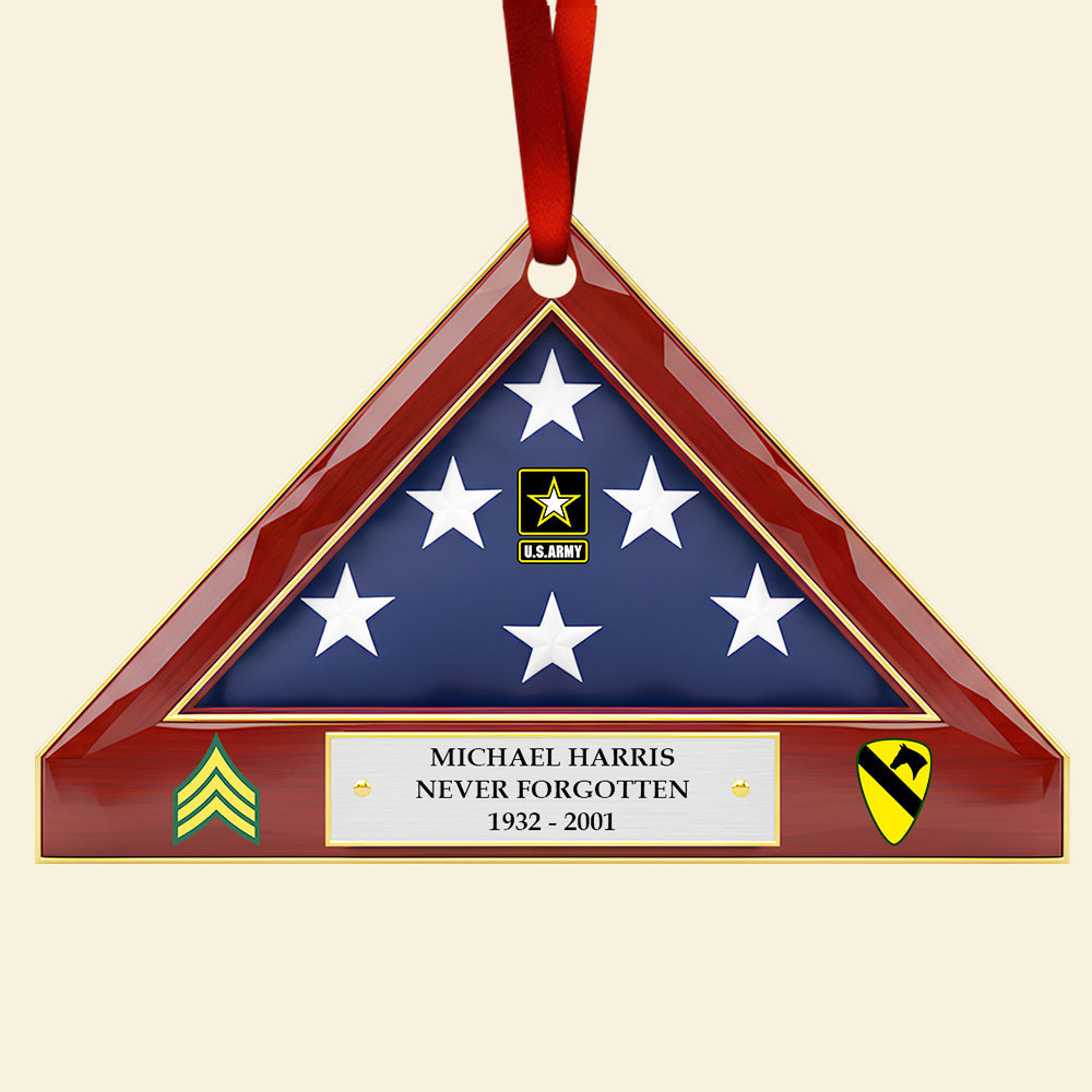 Honoring Heroes - Personalized Military Christmas Ornament for Veterans Ornament PopCulturePrints