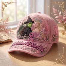 Load image into Gallery viewer, In October We Wear Pink - Customizable Pink Spell Strength Classic Cap Caps PopCulturePrints
