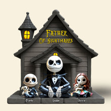 Load image into Gallery viewer, “Father of Nightmares” - Unique Personalized Dad Plaque - Custom Gift for Dads, Grandpas and More Shaped Plaques PopCulturePrints
