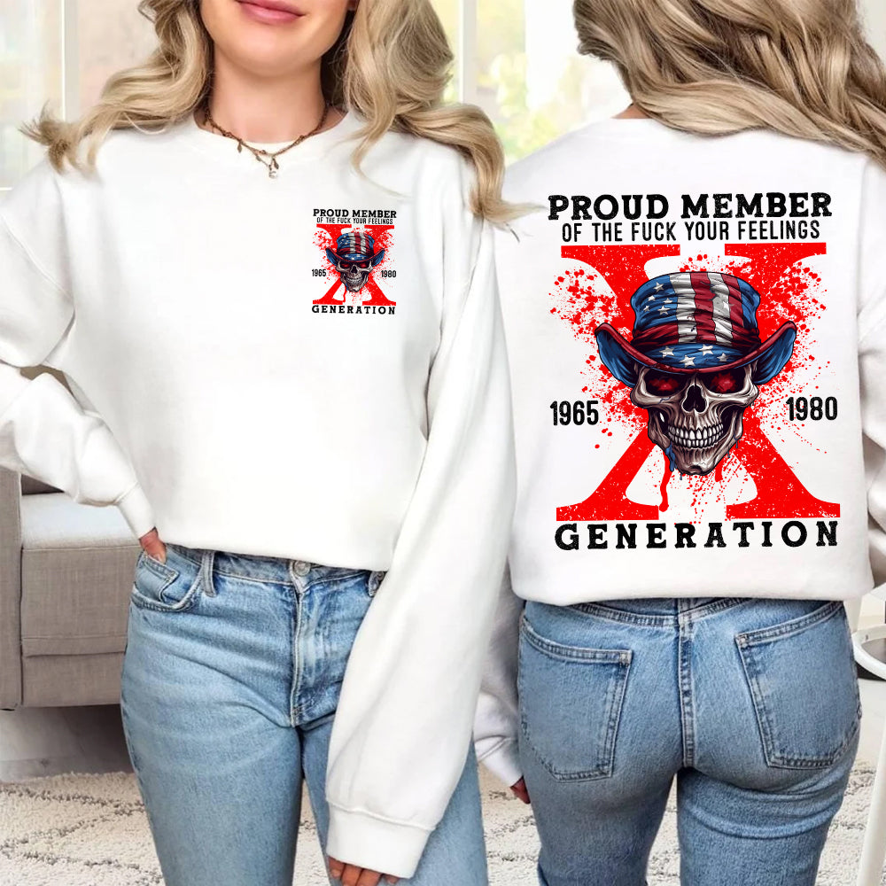 Generation X Attitude Skull Sweatshirt