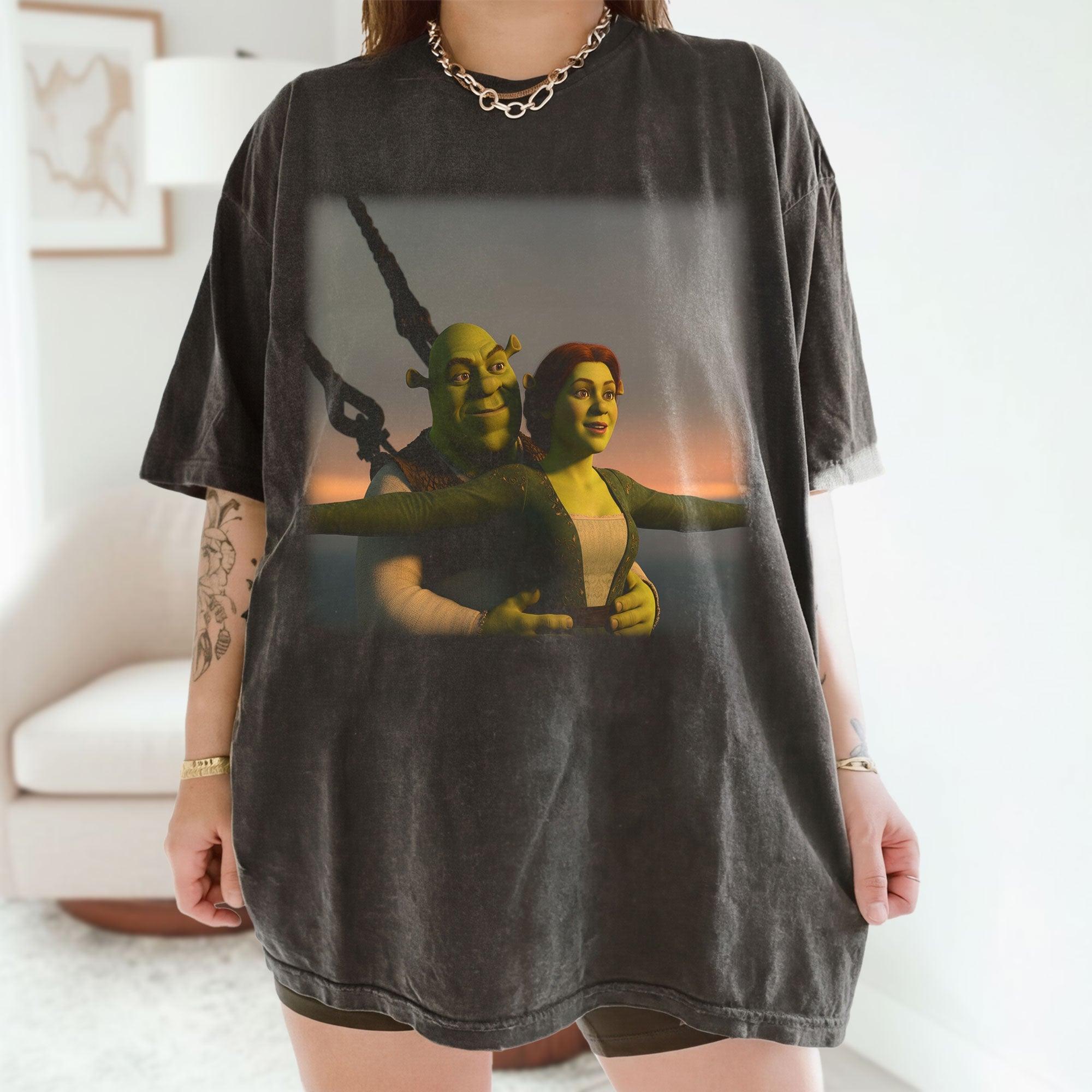 Love in the Air - Green Couple Shirt - Personalized Gift for Couples Shirts PopCulturePrints