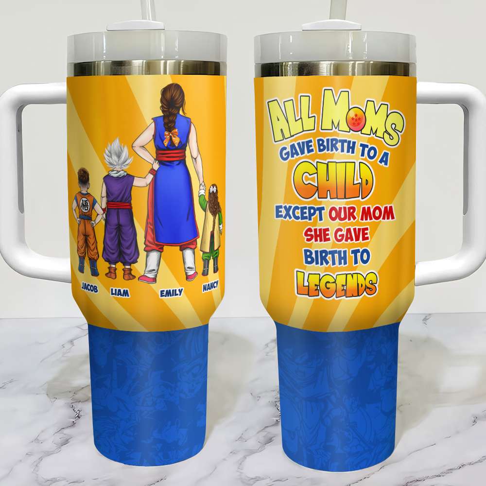 Legendary Mom Personalized Tumbler - Perfect Mother's Day Gift Tumbler Cup PopCulturePrints
