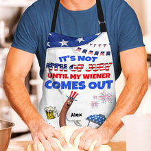 Load image into Gallery viewer, Personalized 4th of July BBQ Apron Aprons PopCulturePrints
