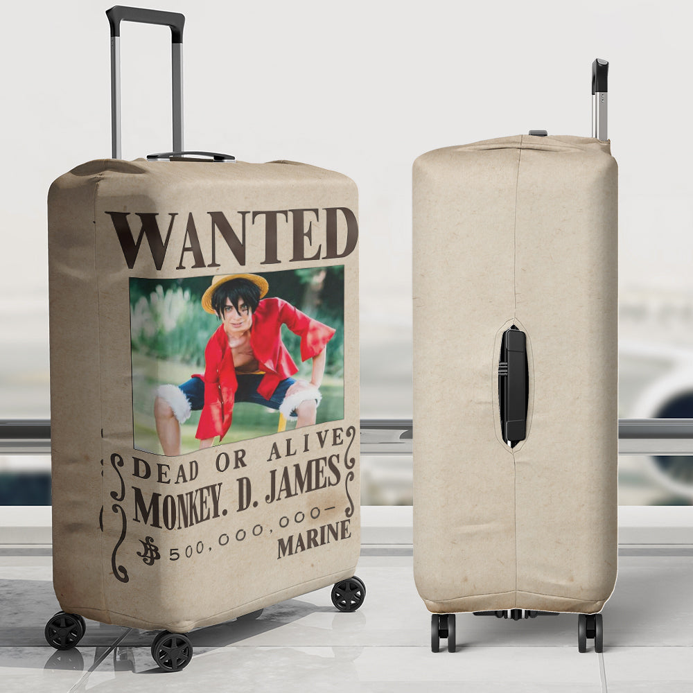 Custom Manga Fan Luggage Cover - Wanted Poster Design Luggage Covers PopCulturePrints