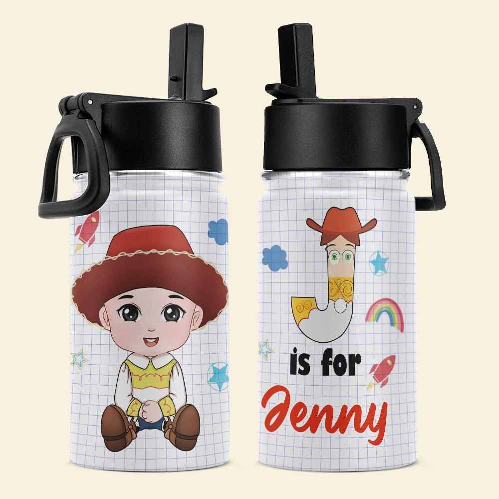 Personalized Kids Tumbler - Cowboy Theme Tumbler Cup PopCulturePrints
