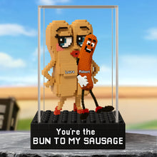 Load image into Gallery viewer, You&#39;re the Bun to My Sausage - Personalized Couple Plaque Shaped Plaques PopCulturePrints
