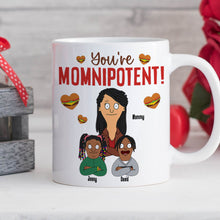 Load image into Gallery viewer, You&#39;re Momnipotent! - Personalized Coffee Mug for Super Moms, Gifts for Mom &amp; Grandma Coffee Mug PopCulturePrints
