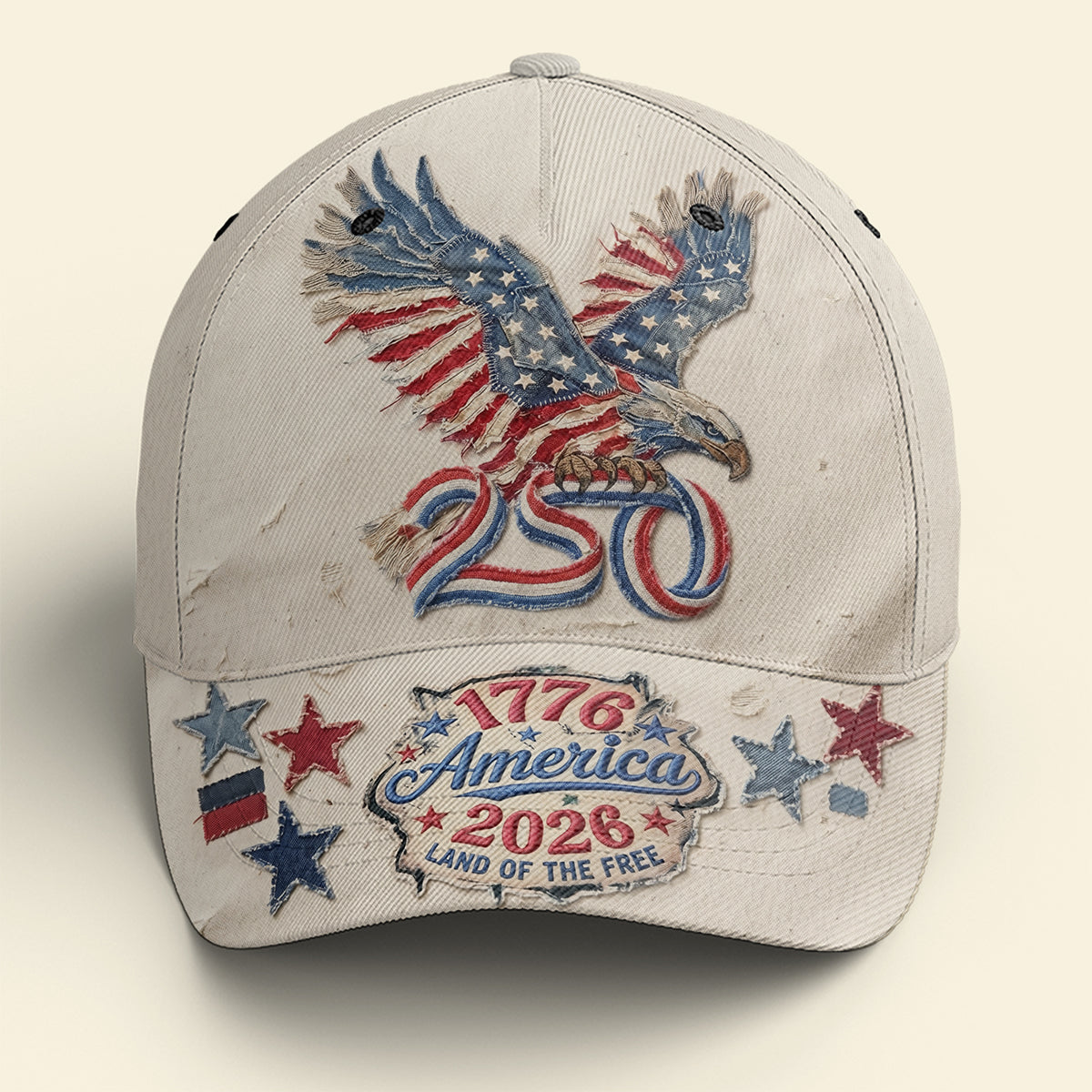 Vintage American Eagle Proud Classic Cap - Personalized Gifts For Patriots 02QHQN030626 Caps PopCulturePrints