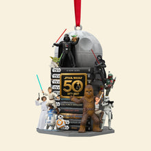 Load image into Gallery viewer, "Celebrate 50 Years of Adventure - Personalized Christmas Ornament for Cosmic Lovers"
