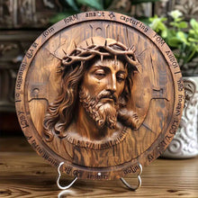 Load image into Gallery viewer, Jesus Christ Embracing Lamb Metal Sign - Home Decor
