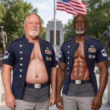 Load image into Gallery viewer, "Honor Your Service with Pride" - Proud Service Military Shirt - Personalized Gifts for Veterans AOP Products PopCulturePrints
