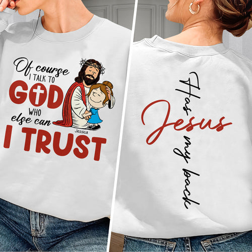 Personalized Jesus Trust Shirt for Christians Shirts PopCulturePrints
