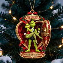 Load image into Gallery viewer, Playful Christmas Couple Ornament - Personalized Gifts For Couple 04hadt230926 Ornament PopCulturePrints
